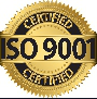 ISO 9001 certified seal